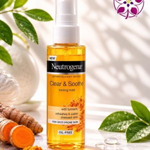 تونر نوتروژینا ضد جوش Clear & Soothe حاوی زردچوبه مناسب پوست چرب و مستعد جوش